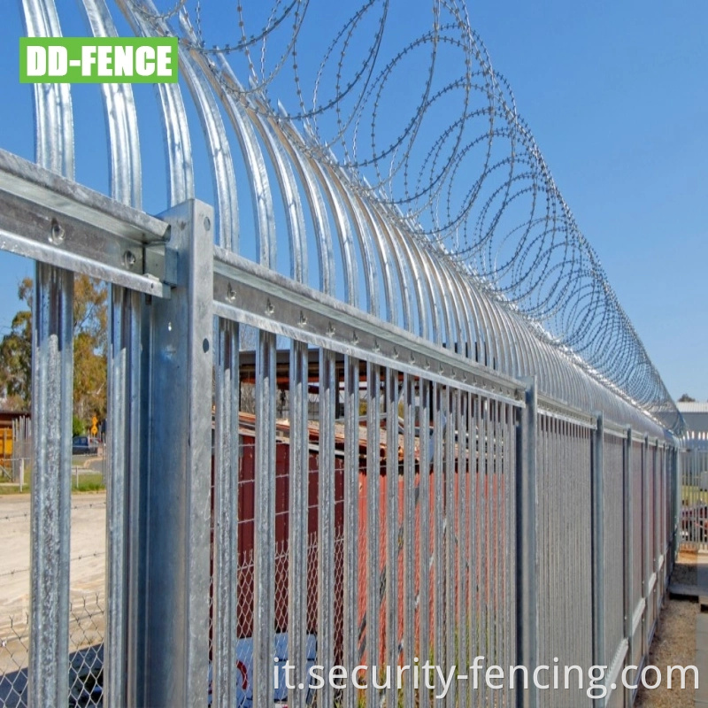  Galvanized Steel Palisade Fence